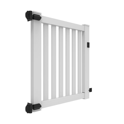 Barrette Outdoor Living White Vinyl Gate & Reviews Wayfair